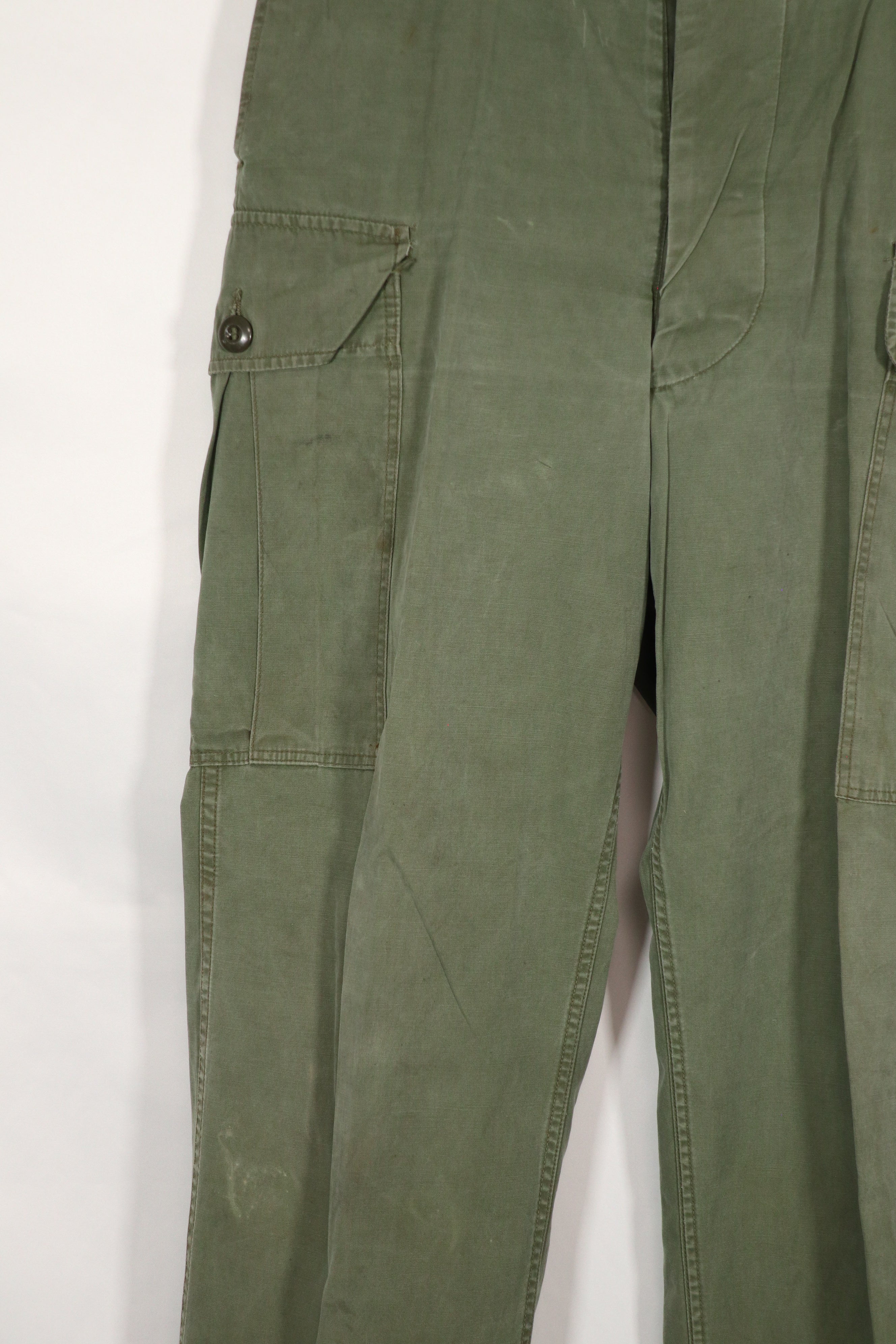 実物　1963年製　1st Model ジャングルファティーグ　パンツ　レッグタイなし　中古品