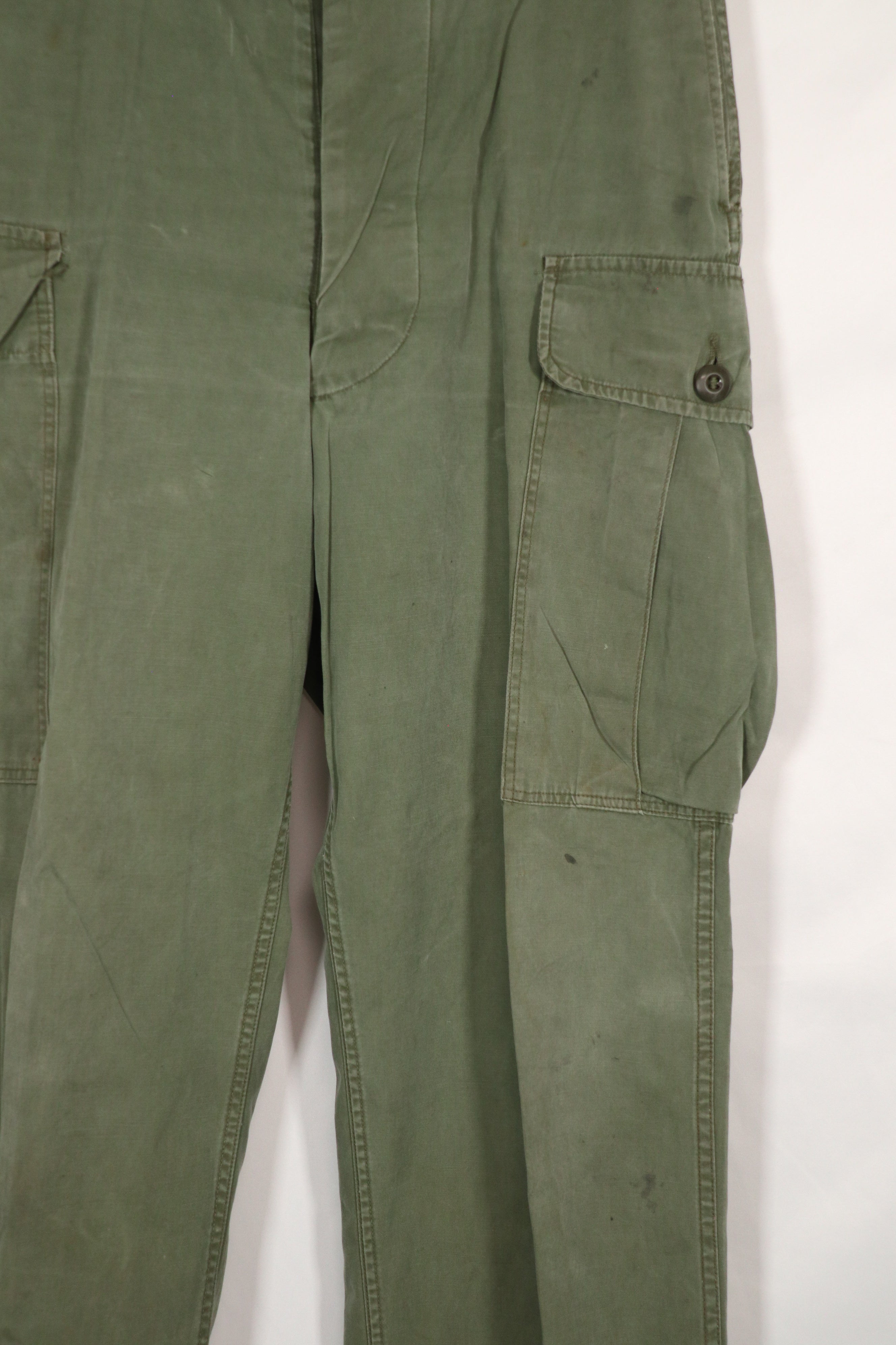 実物　1963年製　1st Model ジャングルファティーグ　パンツ　レッグタイなし　中古品