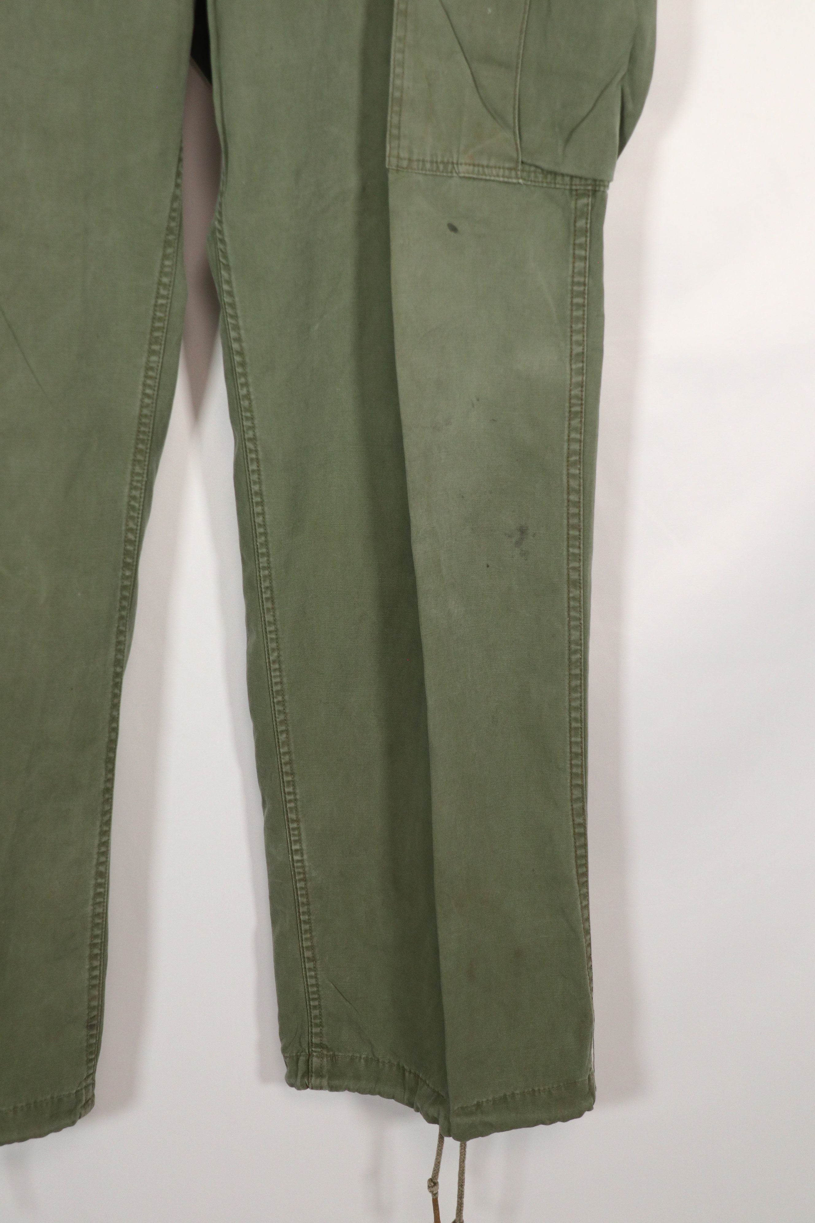 実物　1963年製　1st Model ジャングルファティーグ　パンツ　レッグタイなし　中古品