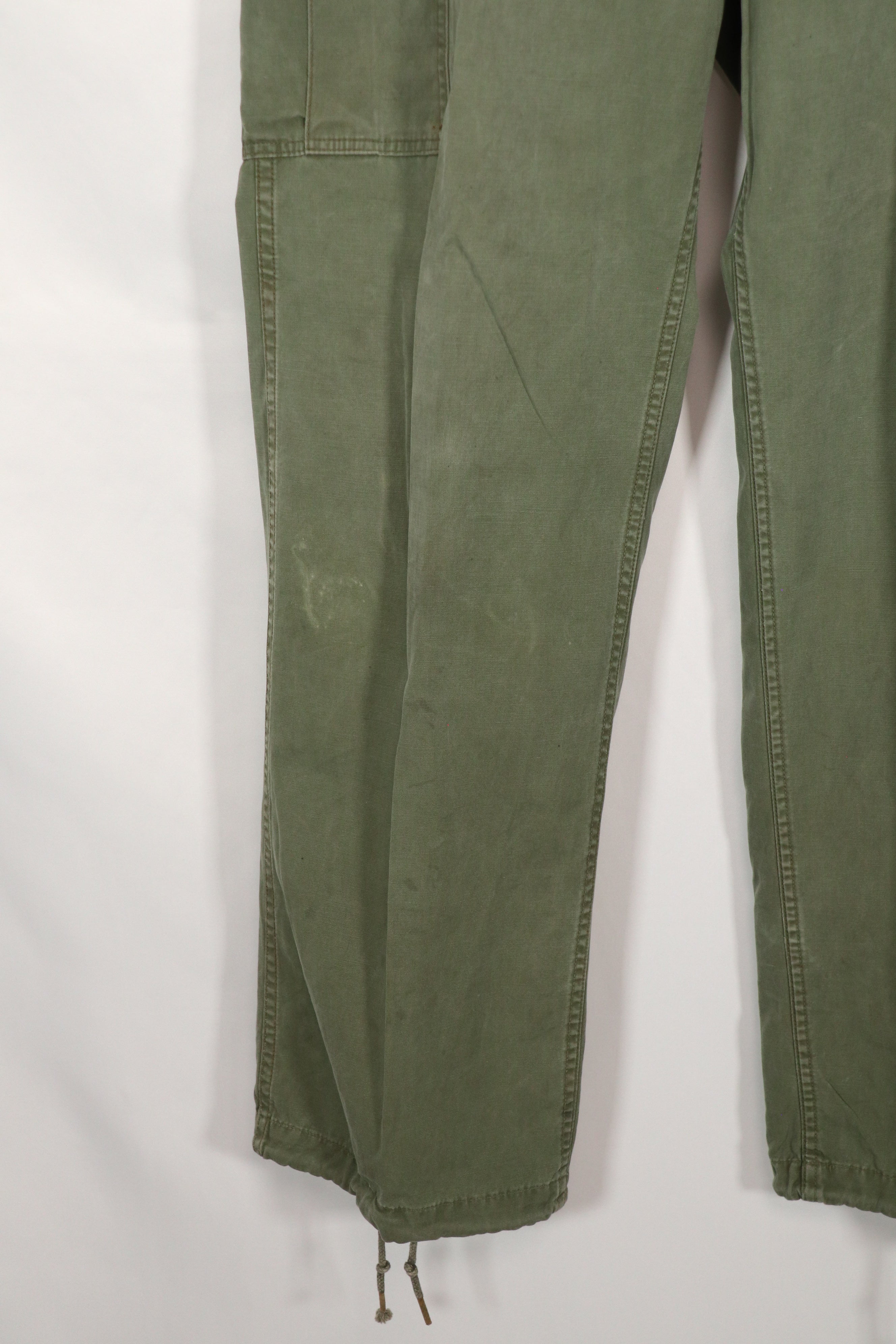 実物　1963年製　1st Model ジャングルファティーグ　パンツ　レッグタイなし　中古品