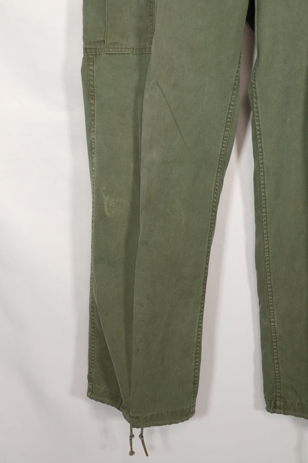 実物　1963年製　1st Model ジャングルファティーグ　パンツ　レッグタイなし　中古品