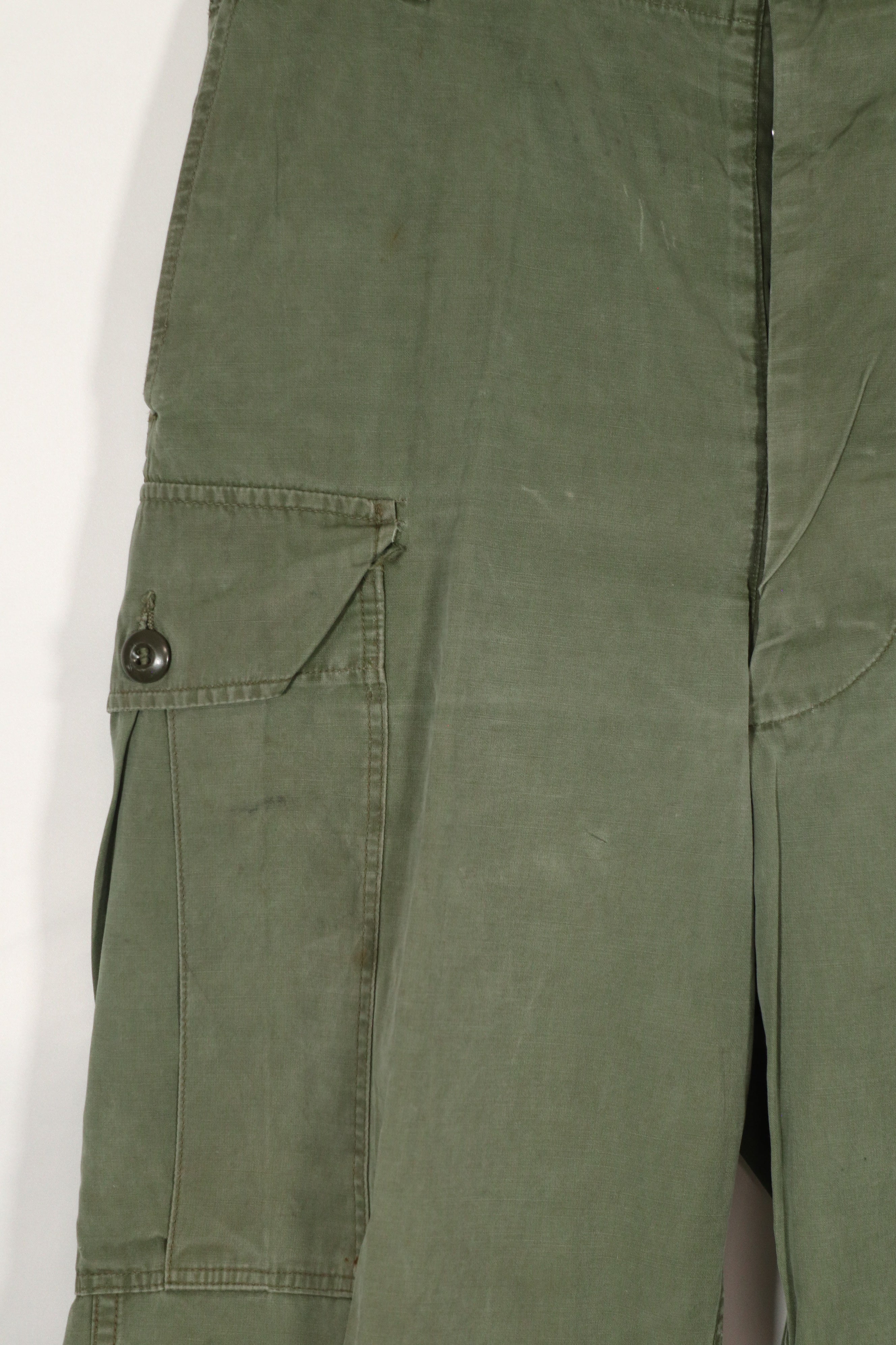 実物　1963年製　1st Model ジャングルファティーグ　パンツ　レッグタイなし　中古品