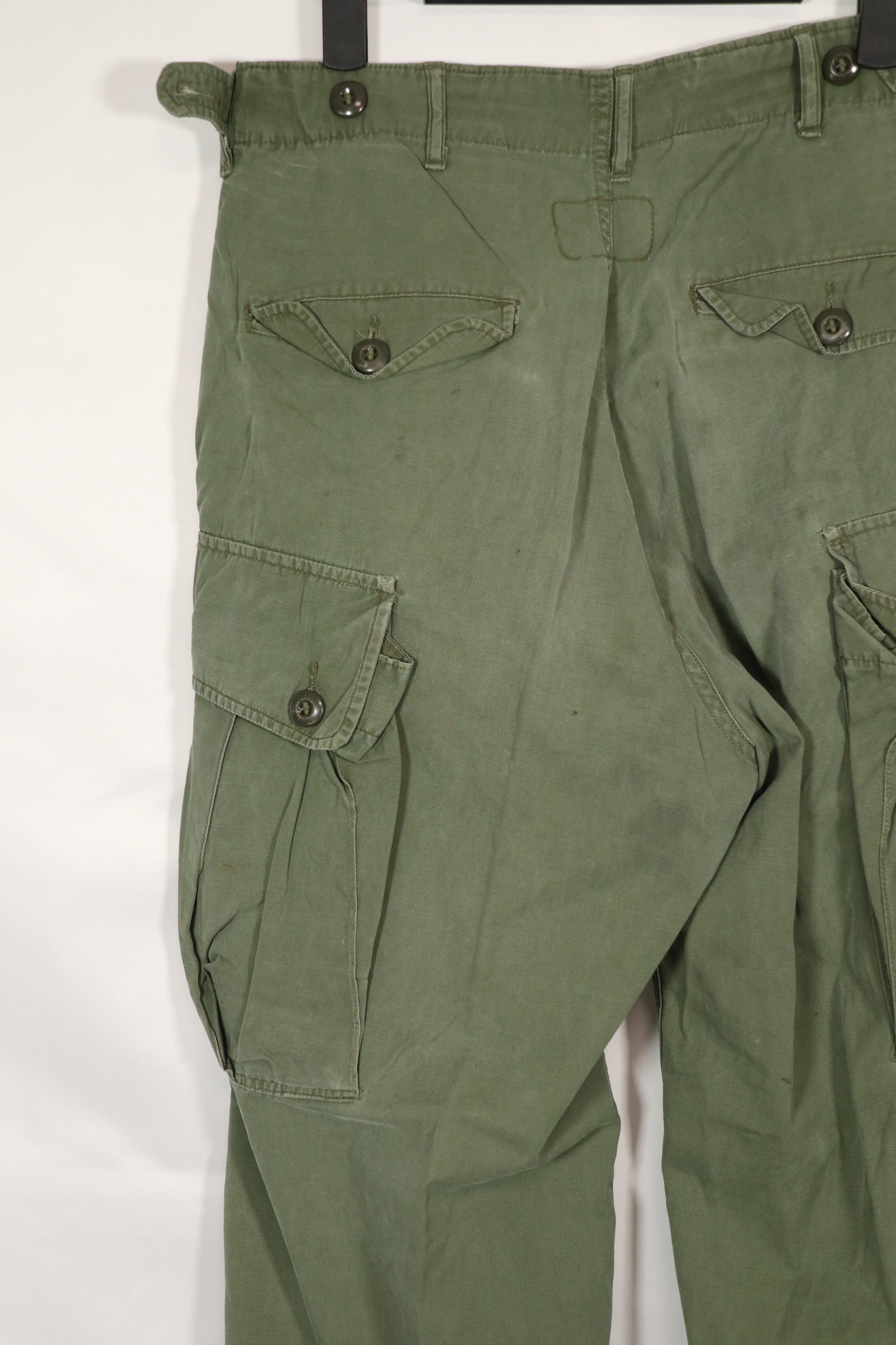 実物　1963年製　1st Model ジャングルファティーグ　パンツ　レッグタイなし　中古品