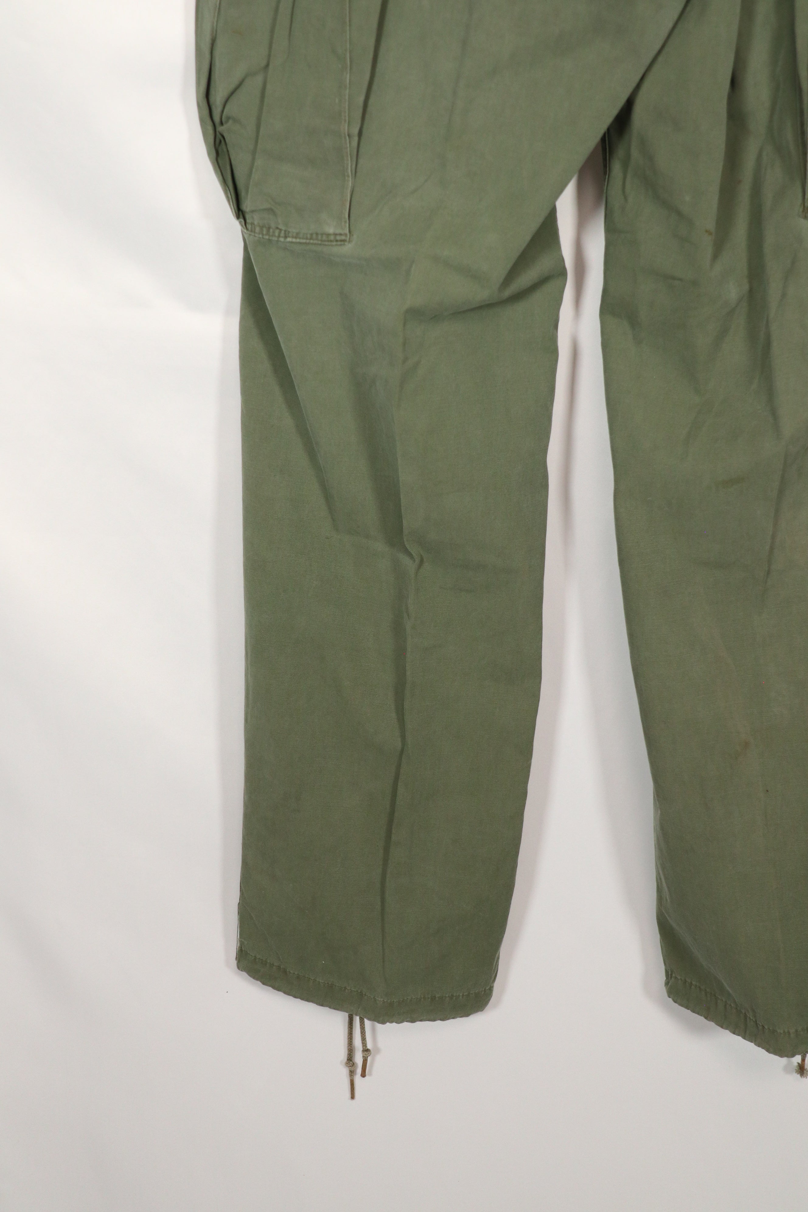 実物　1963年製　1st Model ジャングルファティーグ　パンツ　レッグタイなし　中古品