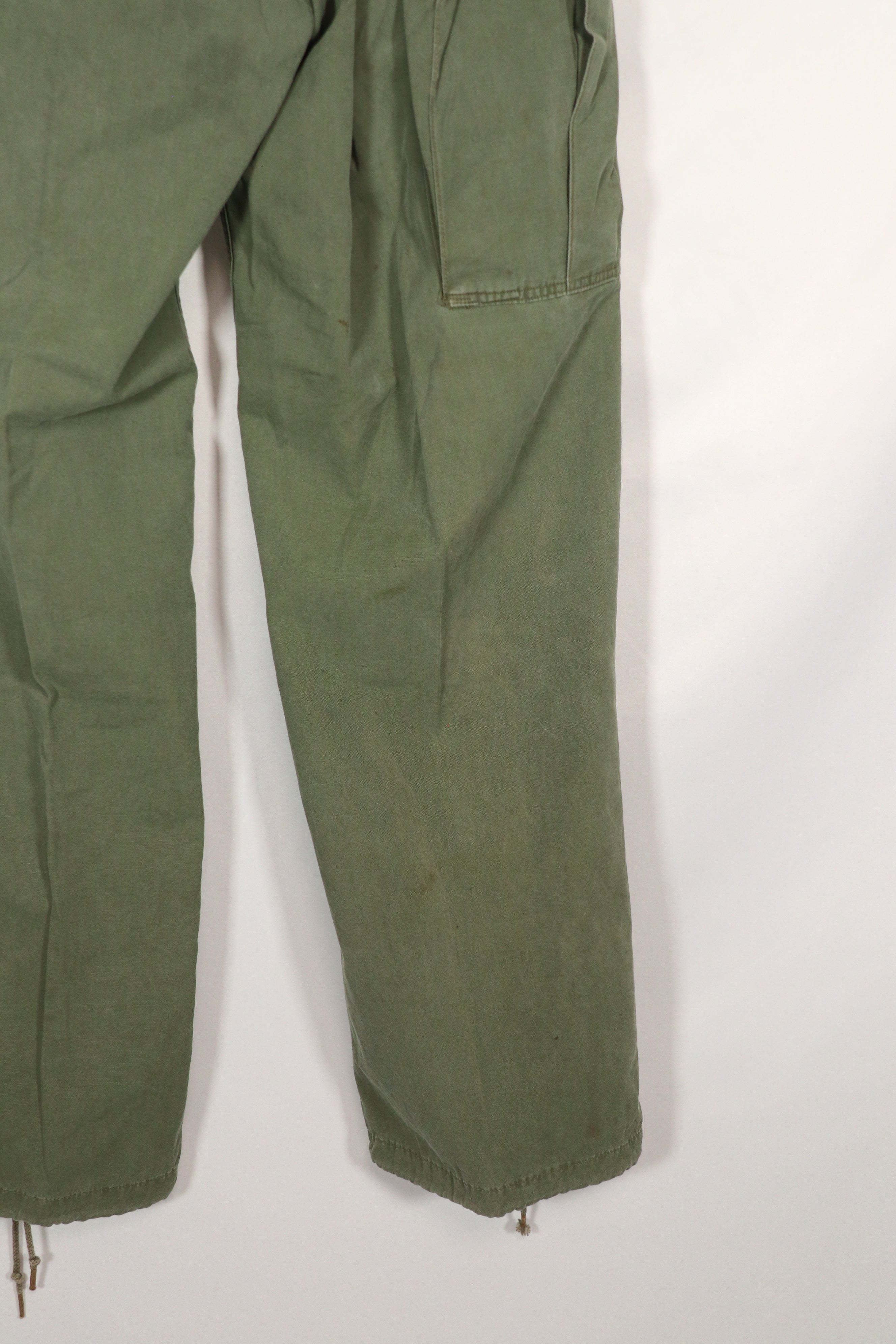 実物　1963年製　1st Model ジャングルファティーグ　パンツ　レッグタイなし　中古品