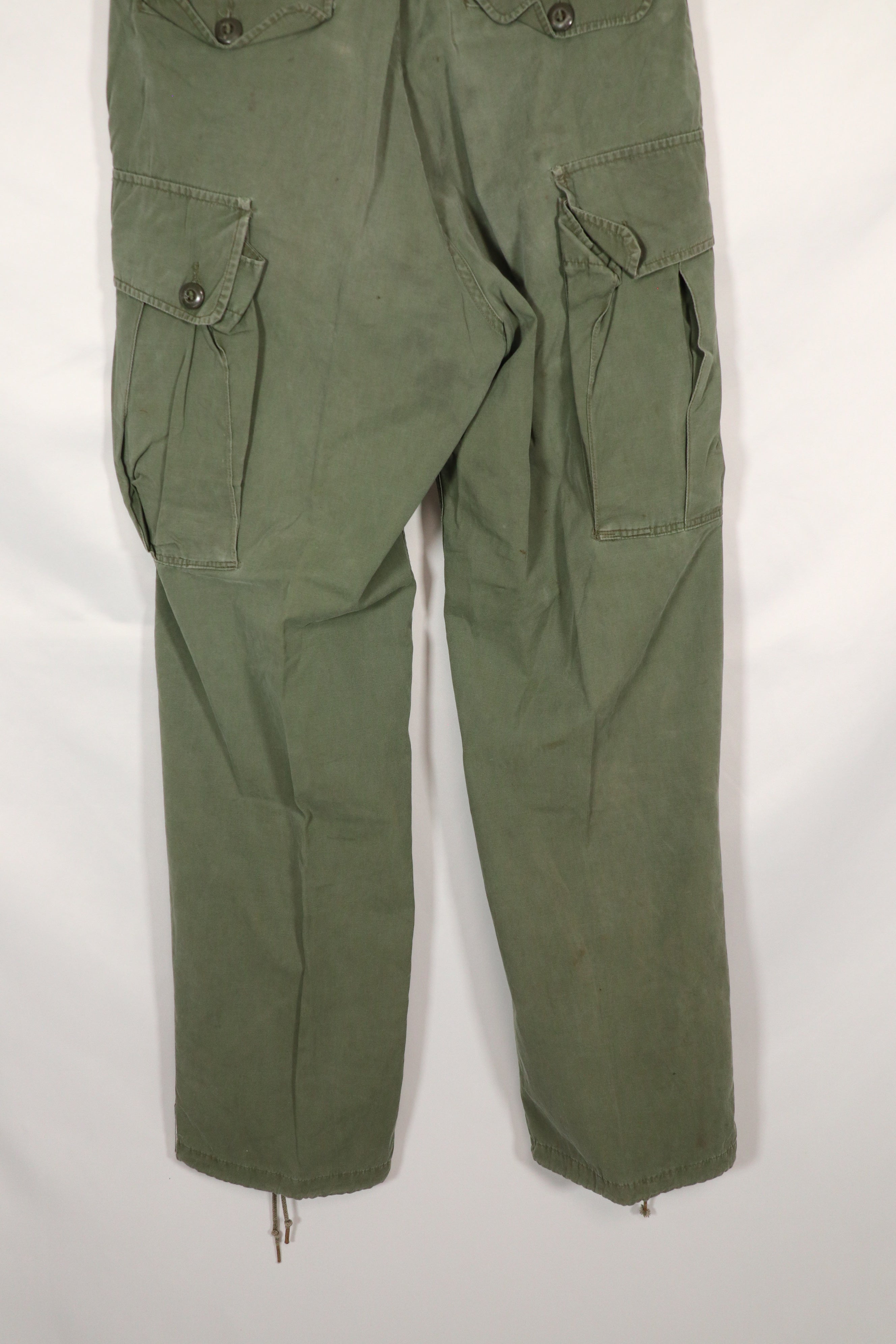 実物　1963年製　1st Model ジャングルファティーグ　パンツ　レッグタイなし　中古品