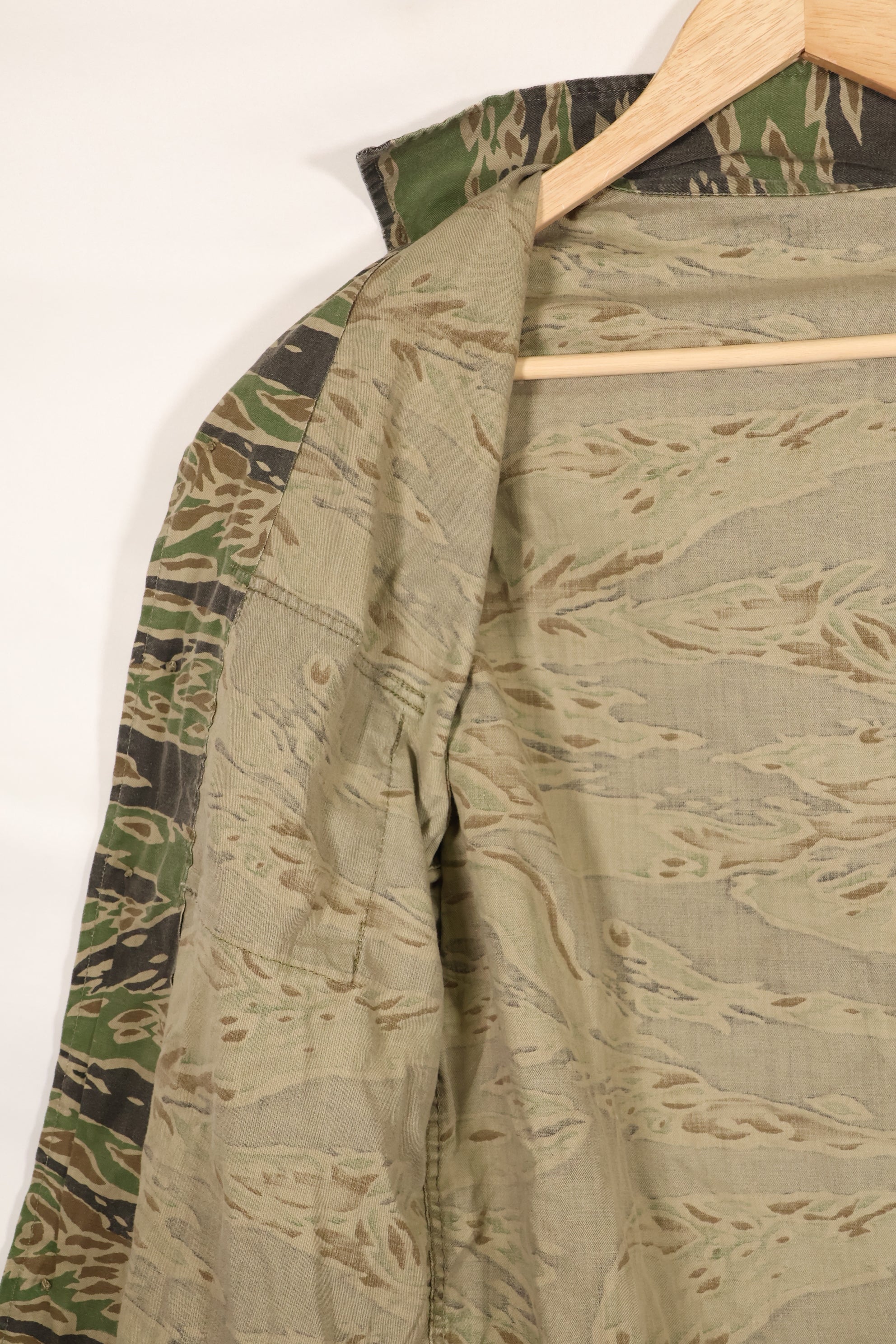 Actual Late War Pattern Tiger Stripe Shirt A-L Faded