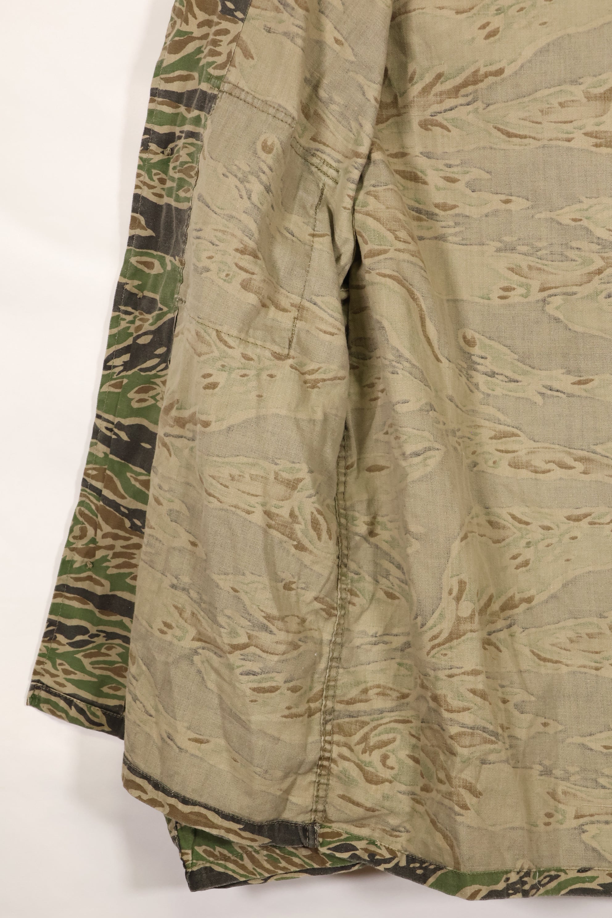 Actual Late War Pattern Tiger Stripe Shirt A-L Faded