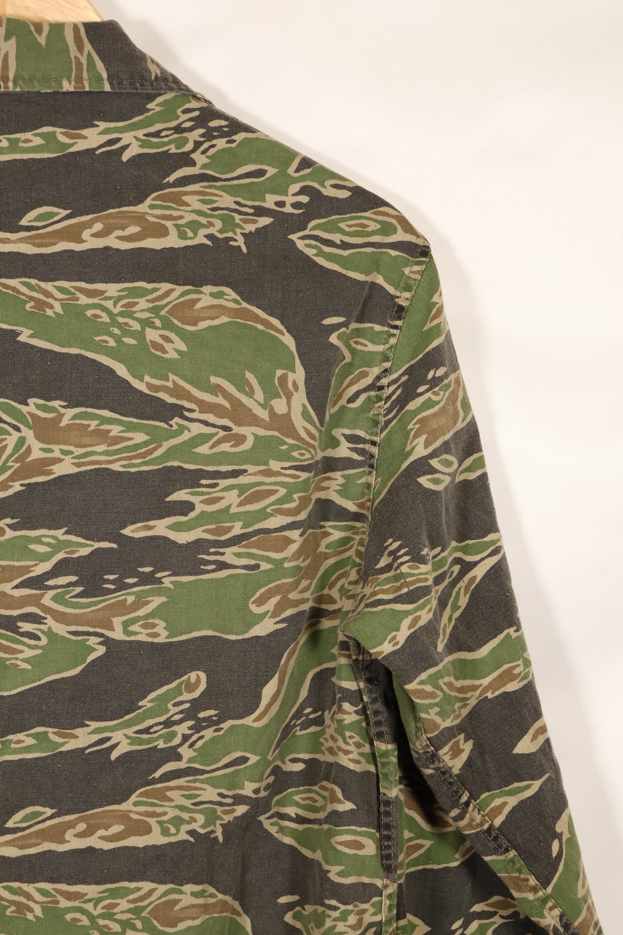 Actual Late War Pattern Tiger Stripe Shirt A-L Faded
