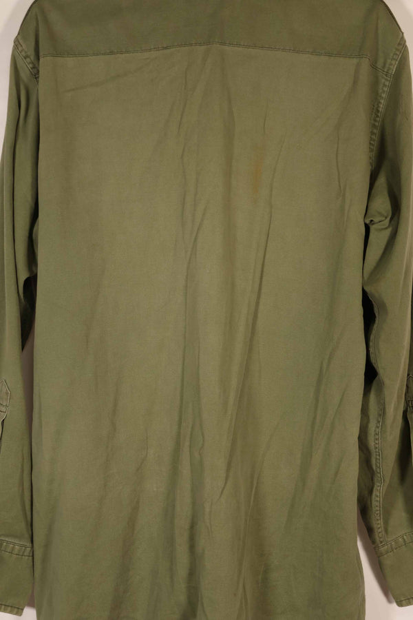 Real 1970 Australian Army OD shirt 15 1/2 x33 used