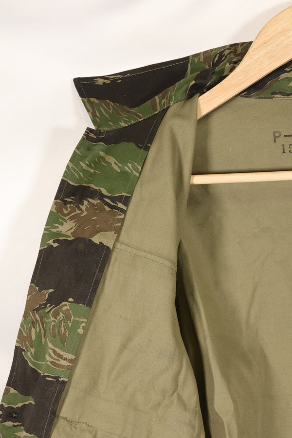 1970年代　DAJB09 契約タグ付き　日本製　タイガーストライプ　上下セット　未使用品　