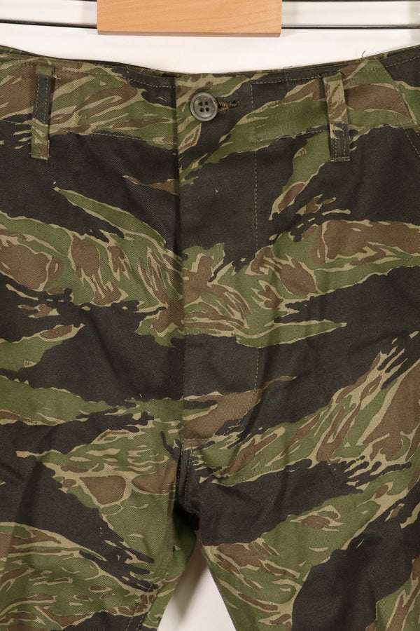 1970年代　DAJB09 契約タグ付き　日本製　タイガーストライプ　上下セット　未使用品　