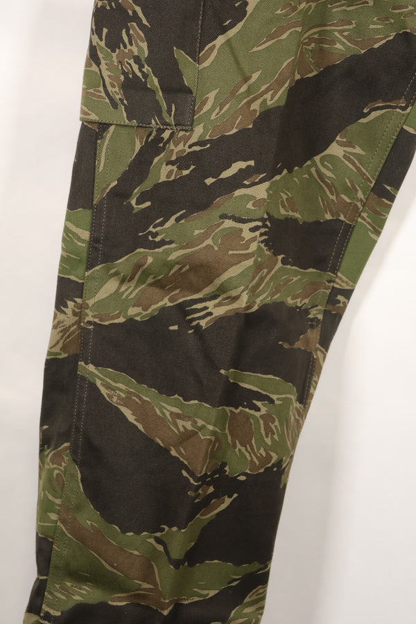 1970年代　DAJB09 契約タグ付き　日本製　タイガーストライプ　上下セット　未使用品　