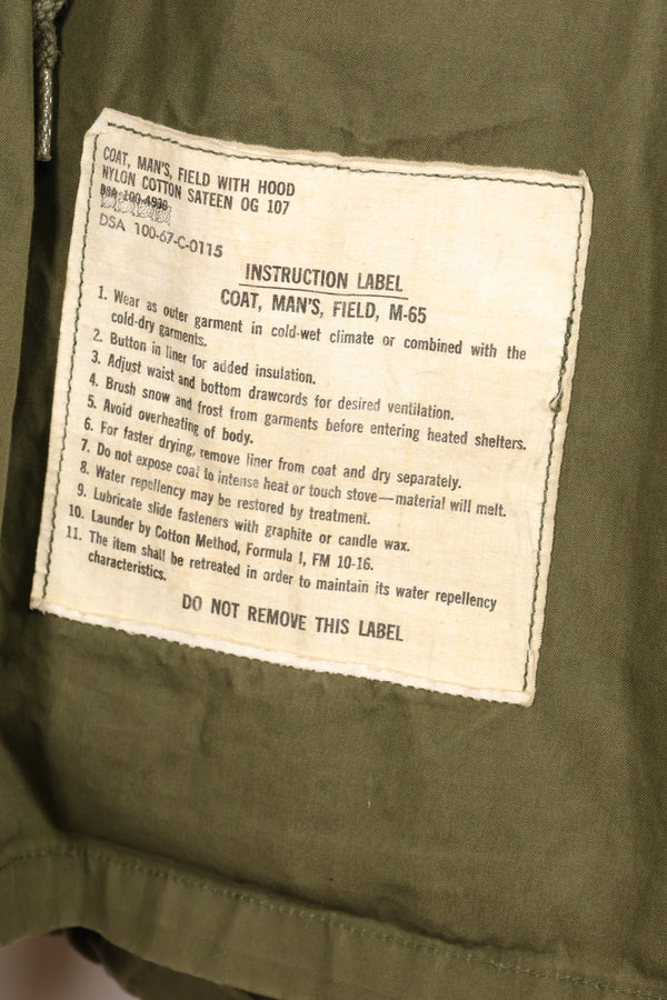 1967 Contract, L-R, 2nd Model M65 Field Jacket, No Epaulets, Used
