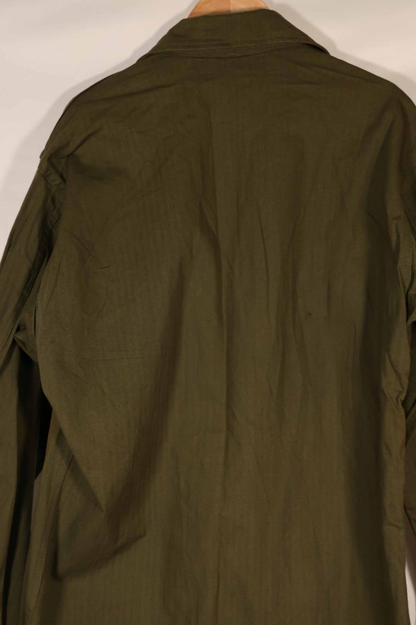 実物　1940年代　アメリカ陸軍　HBT OD ユーティリティジャケット　サイズタグなし　状態良い