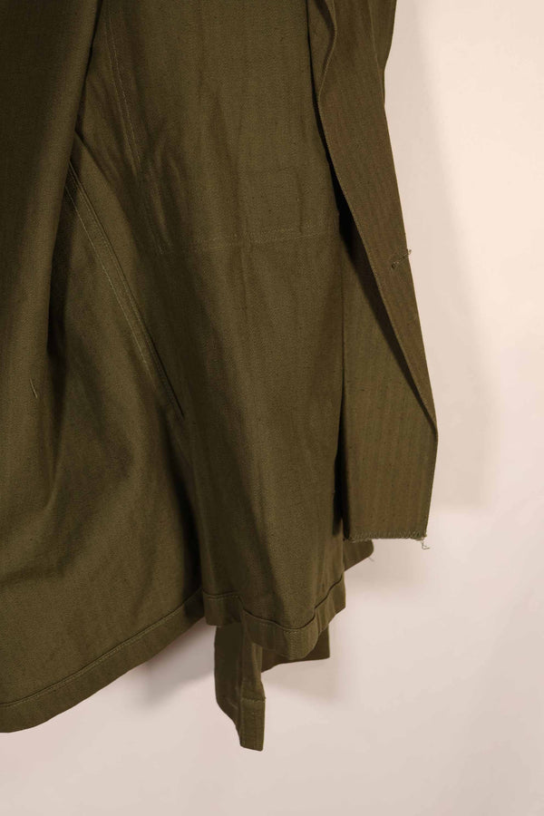 実物　1940年代　アメリカ陸軍　HBT OD ユーティリティジャケット　サイズタグなし　状態良い