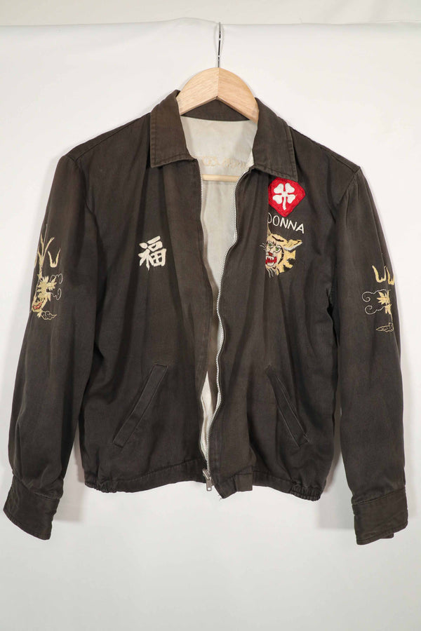 実物　ベトナム戦争　ツアージャケット　DA-NANG 67-68 85th MAIN CO QYNOV 中古品