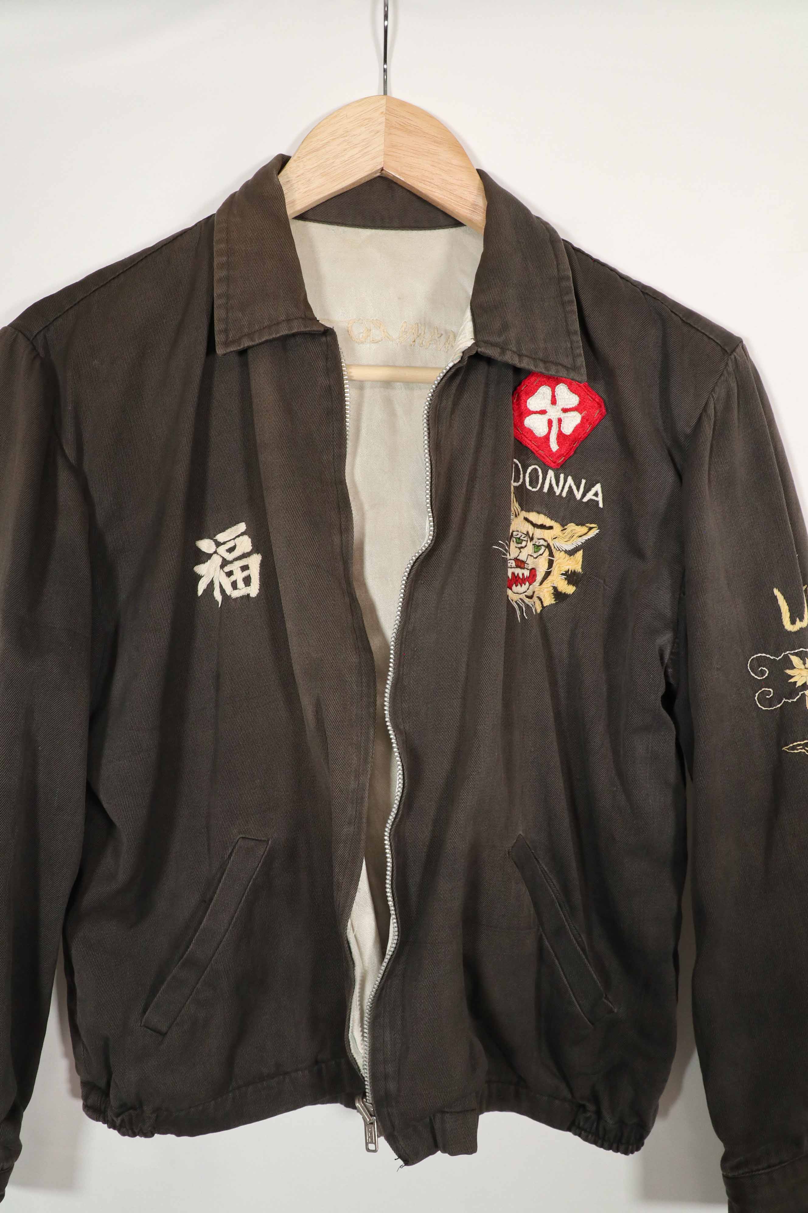 実物　ベトナム戦争　ツアージャケット　DA-NANG 67-68 85th MAIN CO QYNOV 中古品