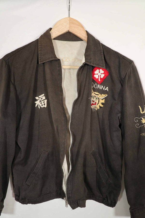 実物　ベトナム戦争　ツアージャケット　DA-NANG 67-68 85th MAIN CO QYNOV 中古品