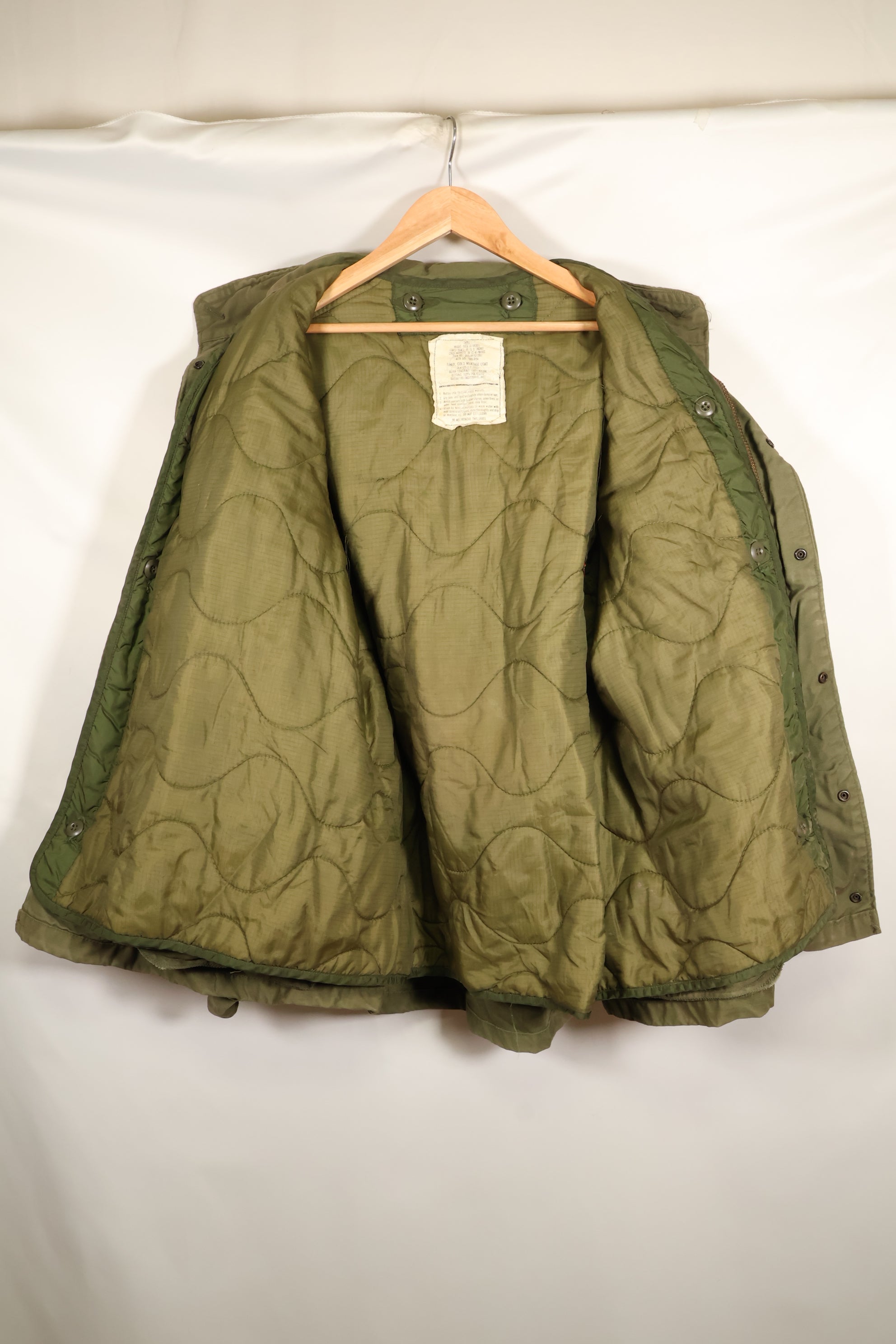 1981 M-S 3rd Model Jacket and Liner Set, M65 Field Jacket, Used