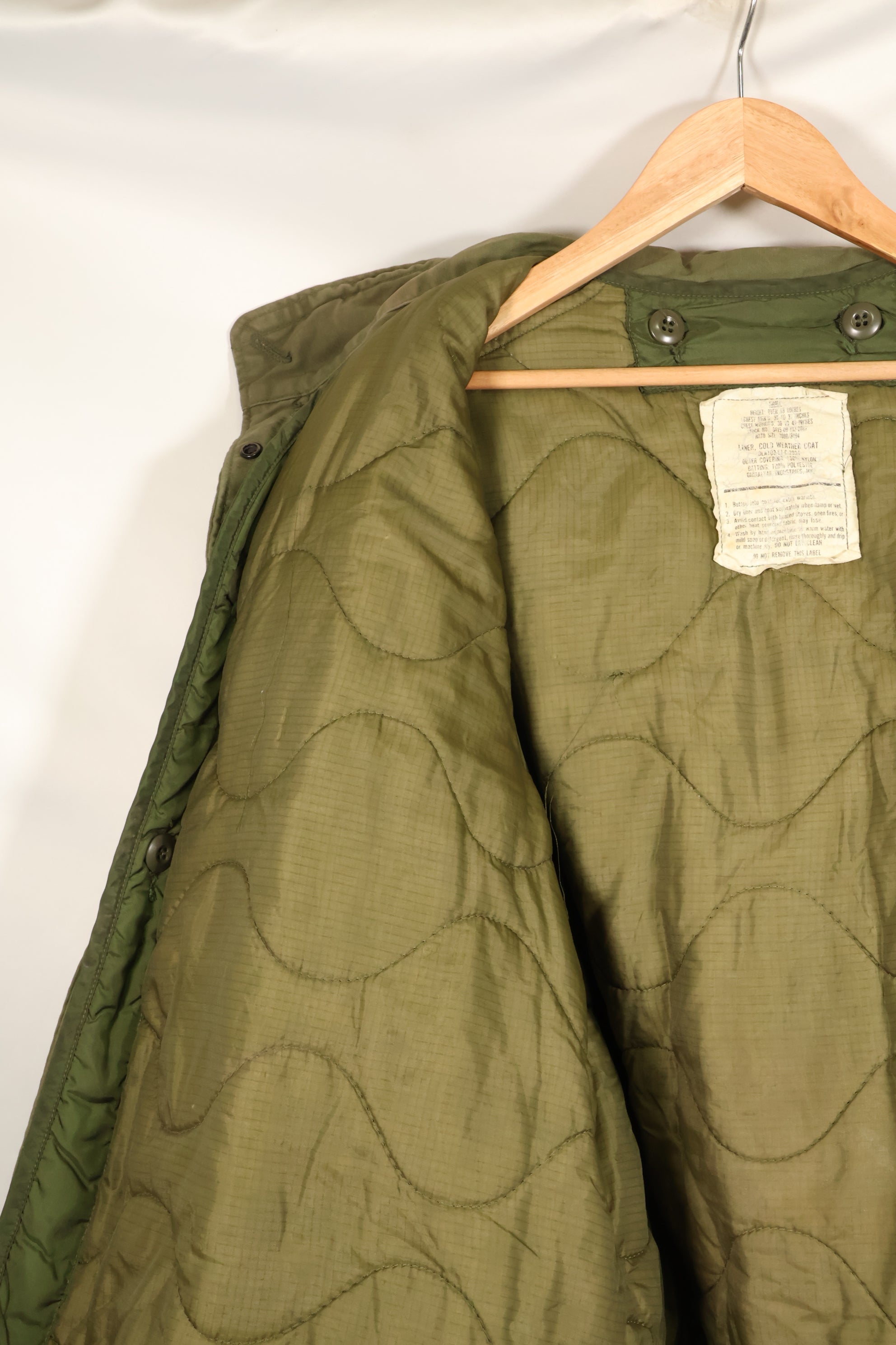 1981 M-S 3rd Model Jacket and Liner Set, M65 Field Jacket, Used