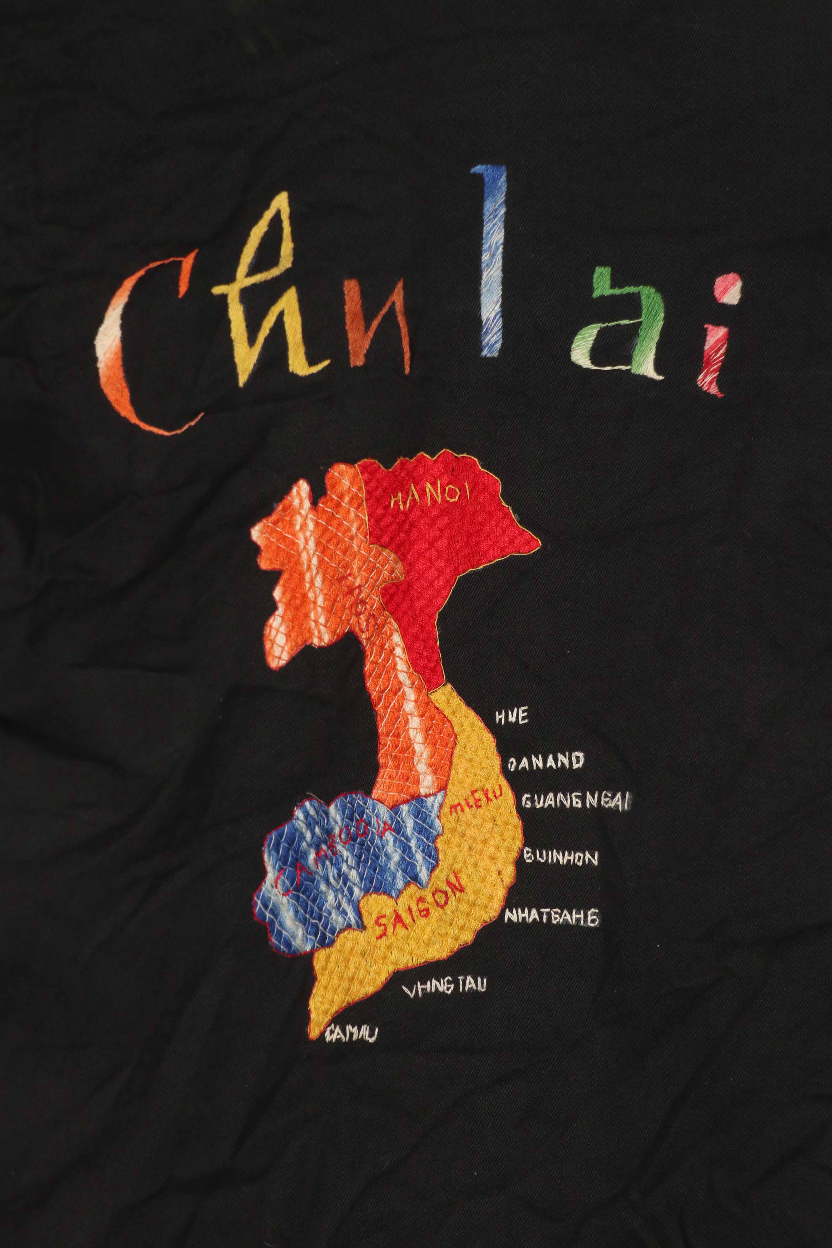 เสื้อทัวร์สงครามเวียดนามแท้ Chu Lai เวียดนาม 1965-1966