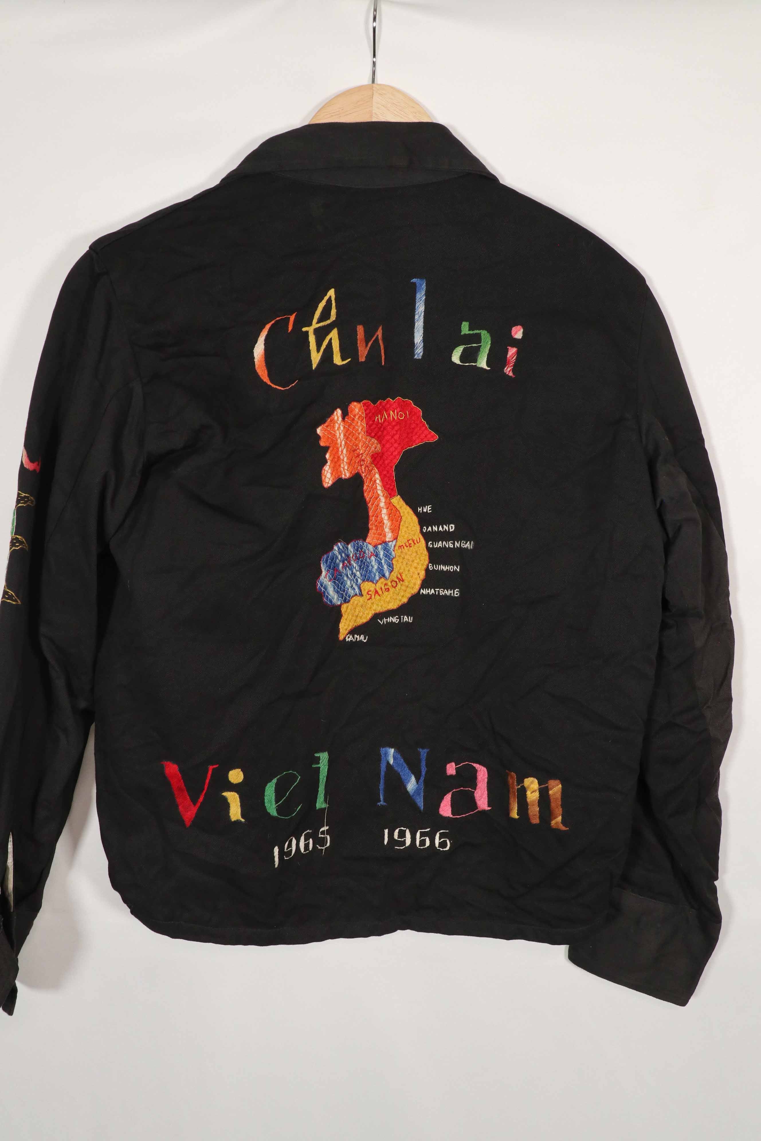 เสื้อทัวร์สงครามเวียดนามแท้ Chu Lai เวียดนาม 1965-1966