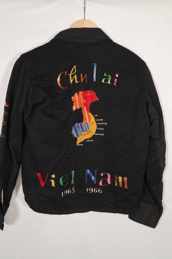 เสื้อทัวร์สงครามเวียดนามแท้ Chu Lai เวียดนาม 1965-1966
