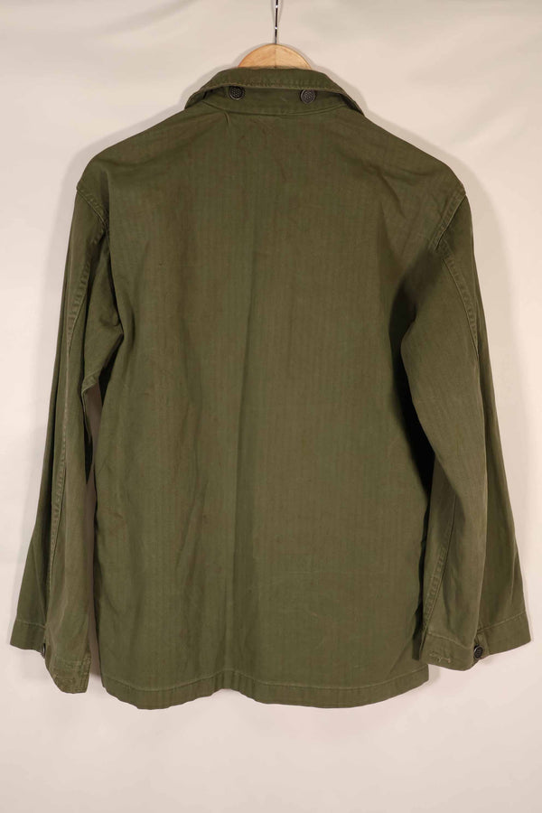 Real 1940s US Army HBT OD Utility Jacket Used 36R