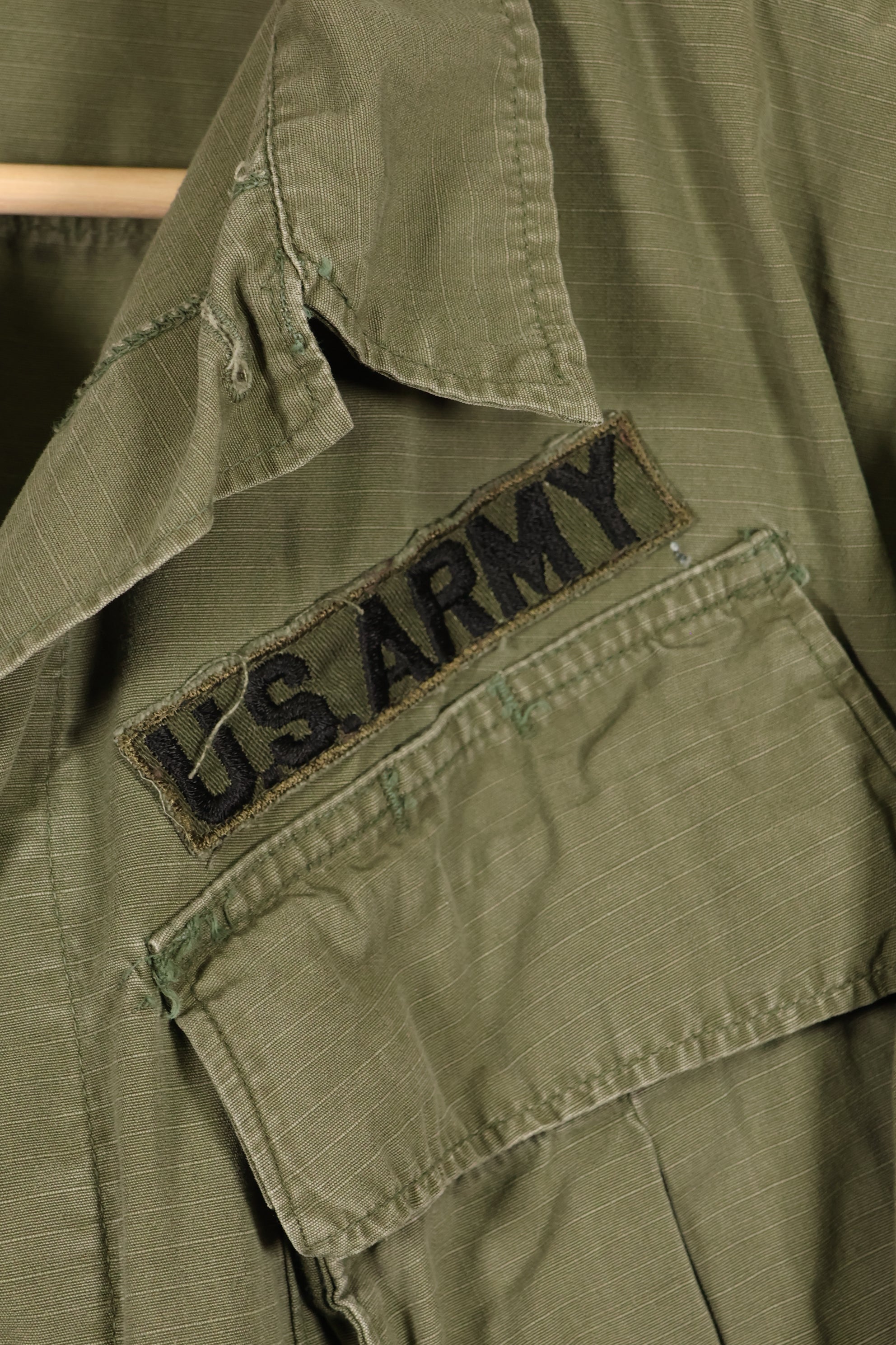 1969 Contract SMALL-REGULAR 4th Model Jungle Fatigue Jacket Used Film Company Release B