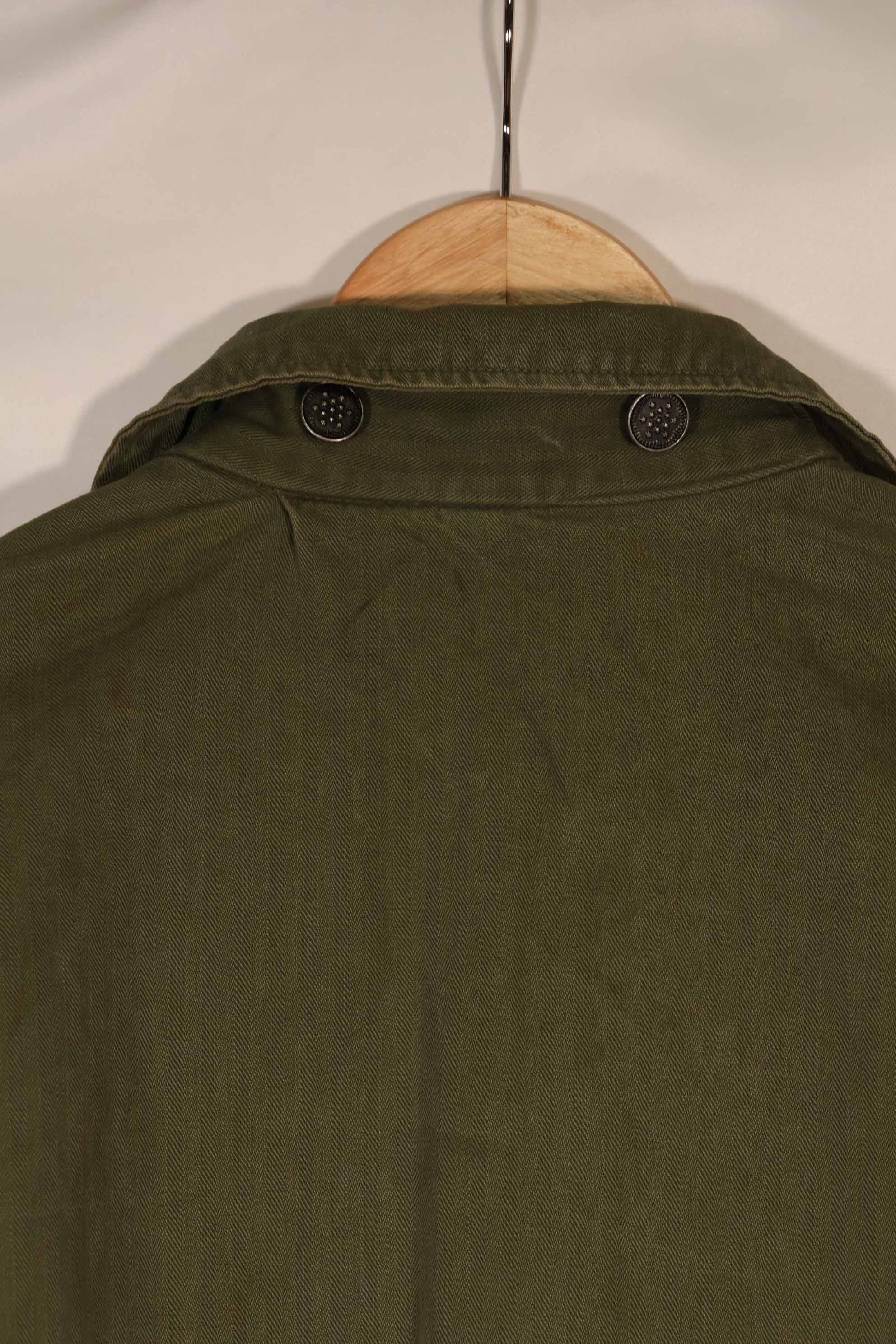 実物　1940年代　アメリカ陸軍　HBT OD ユーティリティジャケット　中古品　36R