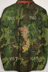 実物　米軍ポンチョライナー　ツアージャケット　DUC PHO　1969-1970