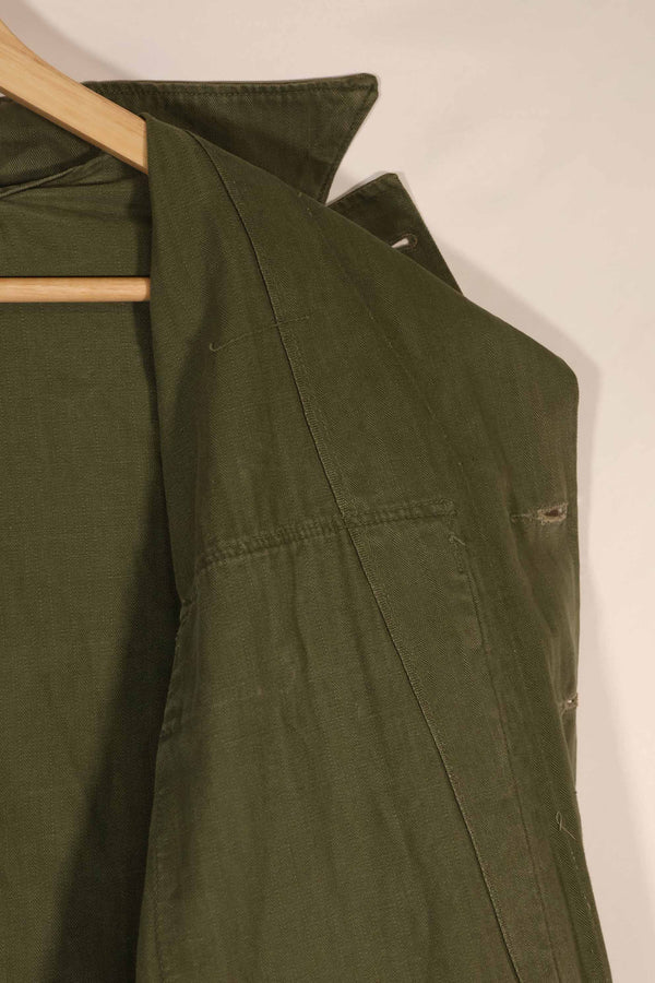 実物　1940年代　アメリカ陸軍　HBT OD ユーティリティジャケット　中古品　36R