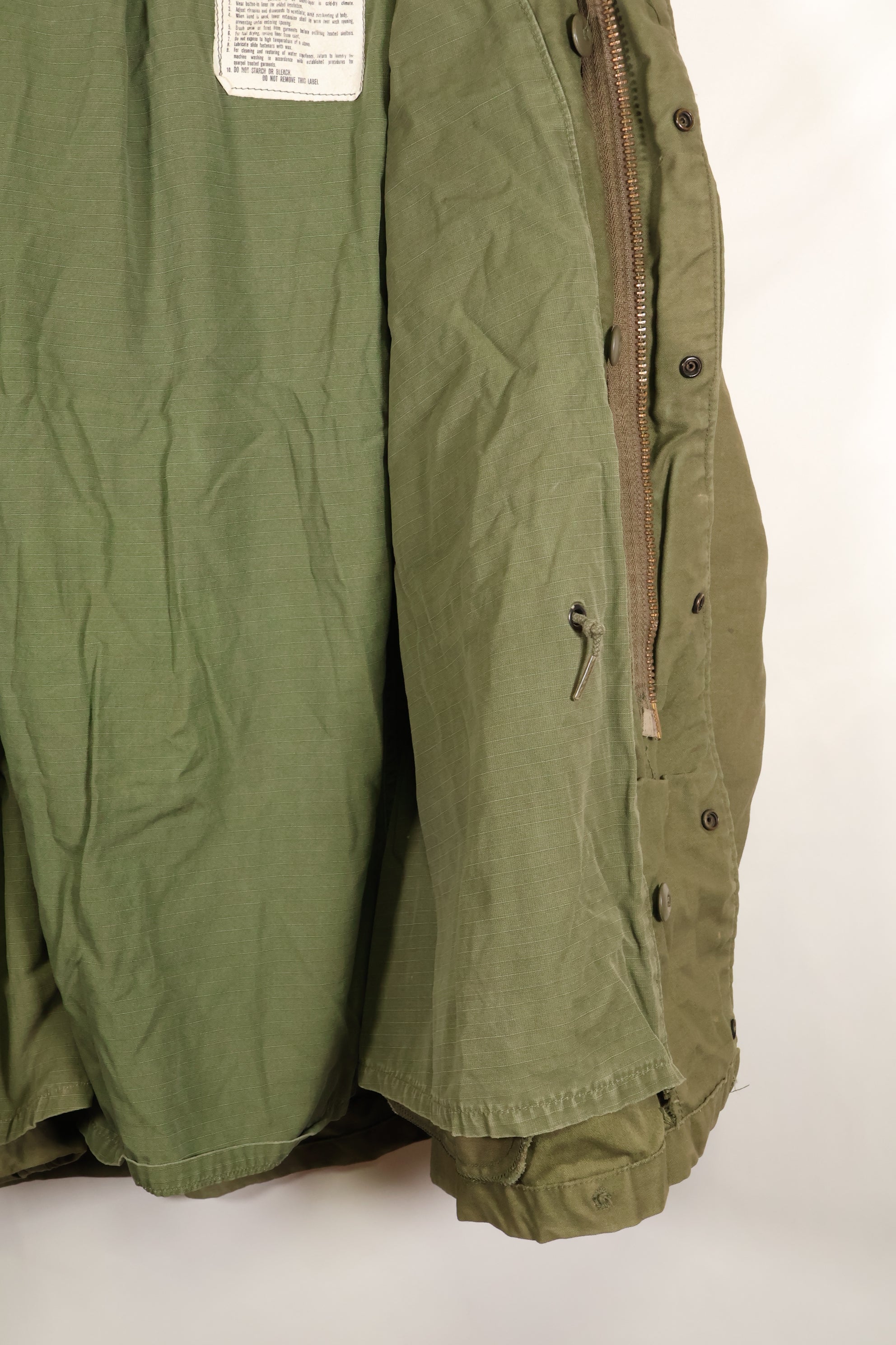 1981 M-S 3rd Model Jacket and Liner Set, M65 Field Jacket, Used