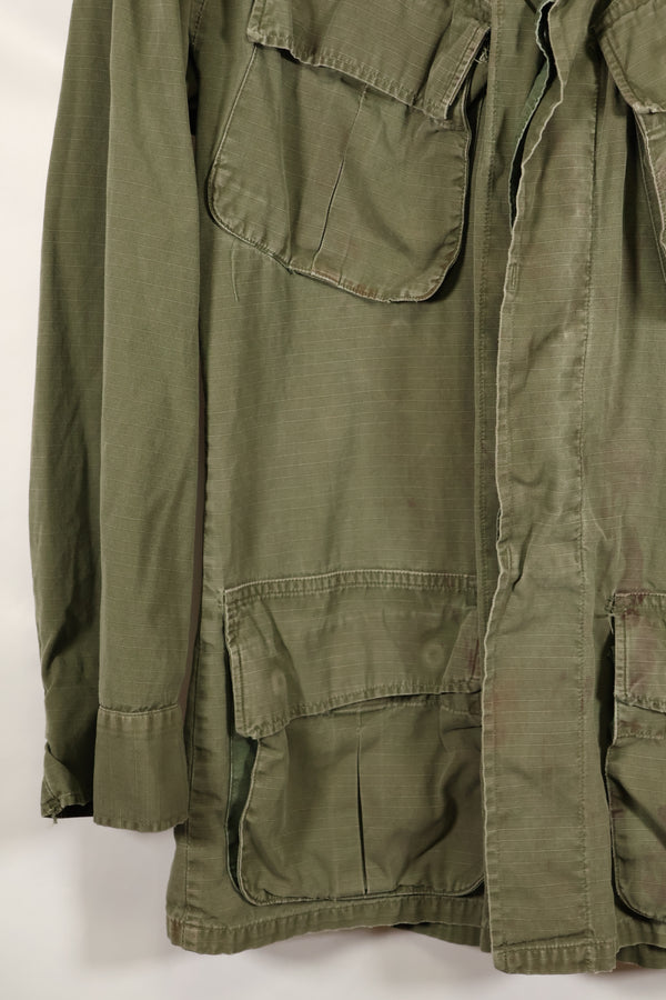 1969 Contract SMALL-REGULAR 4th Model Jungle Fatigue Jacket Used Film Company Release C