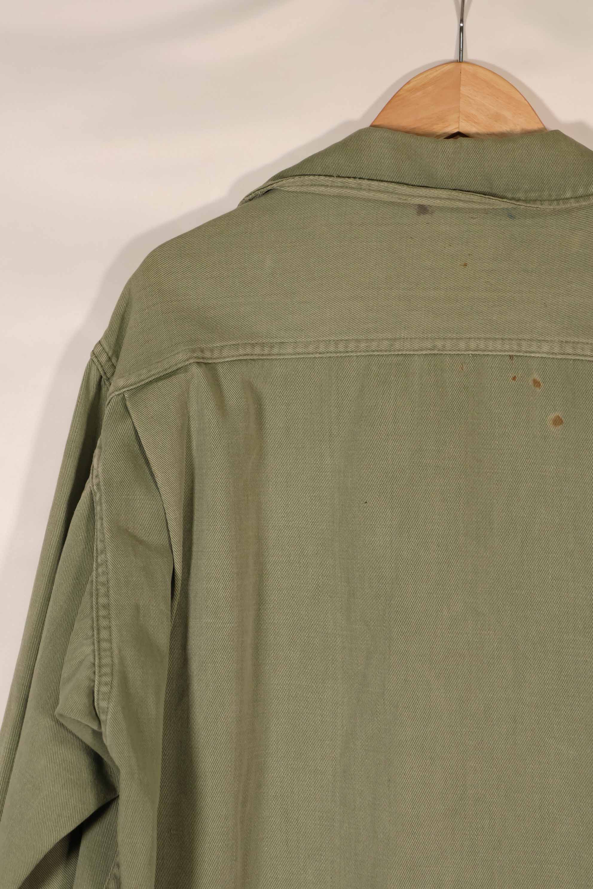 実物　1940年代　アメリカ海軍　USN　M42 ユーティリティジャケット　退色　汚れあり