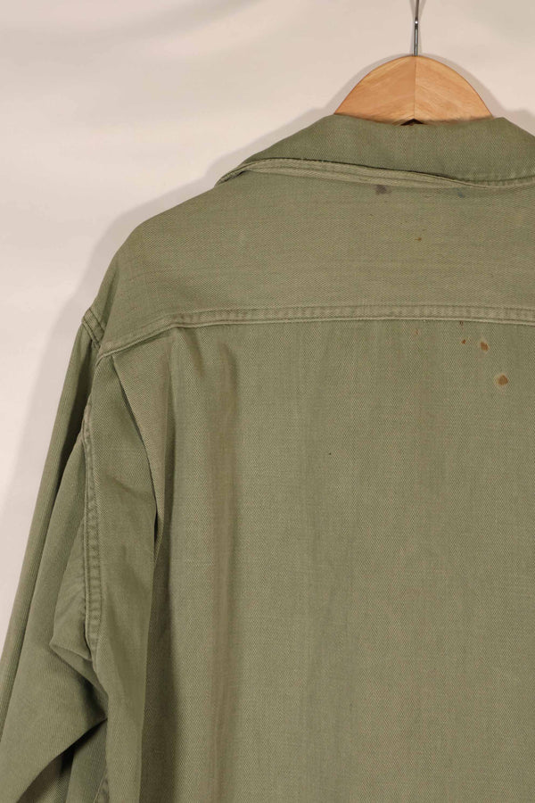 実物　1940年代　アメリカ海軍　USN　M42 ユーティリティジャケット　退色　汚れあり