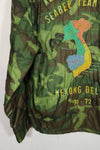 実物　米軍ポンチョライナー製　US NAVY SEABEE TEAM 7107  1971-72 ツアージャケット