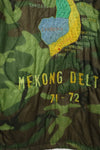 実物　米軍ポンチョライナー製　US NAVY SEABEE TEAM 7107  1971-72 ツアージャケット