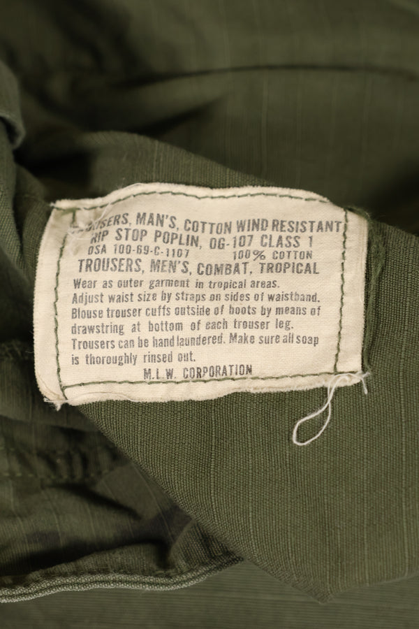 1969年頃　XS-Sサイズ　4th Model ジャングルファティーグ　パンツ　中古品　映画会社放出