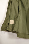 เสื้อแจ็คเก็ตสนาม M-S M65 รุ่นที่ 3 ปี 1974 มือสอง สีซีด มีแผ่นปะ