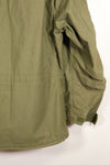 เสื้อแจ็คเก็ตสนาม M-S M65 รุ่นที่ 3 ปี 1974 มือสอง สีซีด มีแผ่นปะ