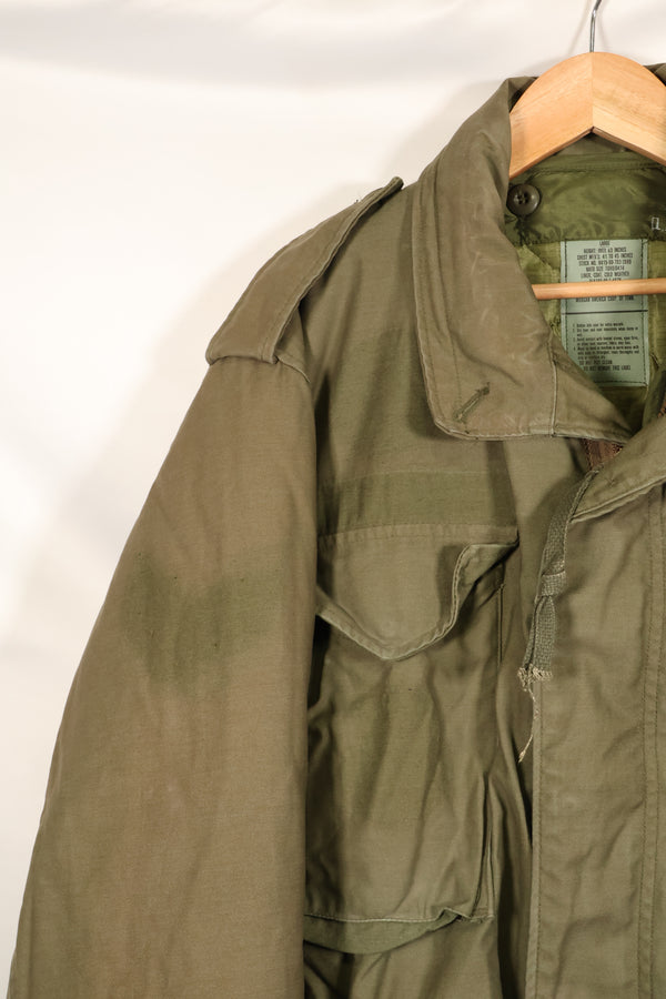1980s Lot: M-S Set: M65 Field Jacket (3rd Model) with Liner, Used