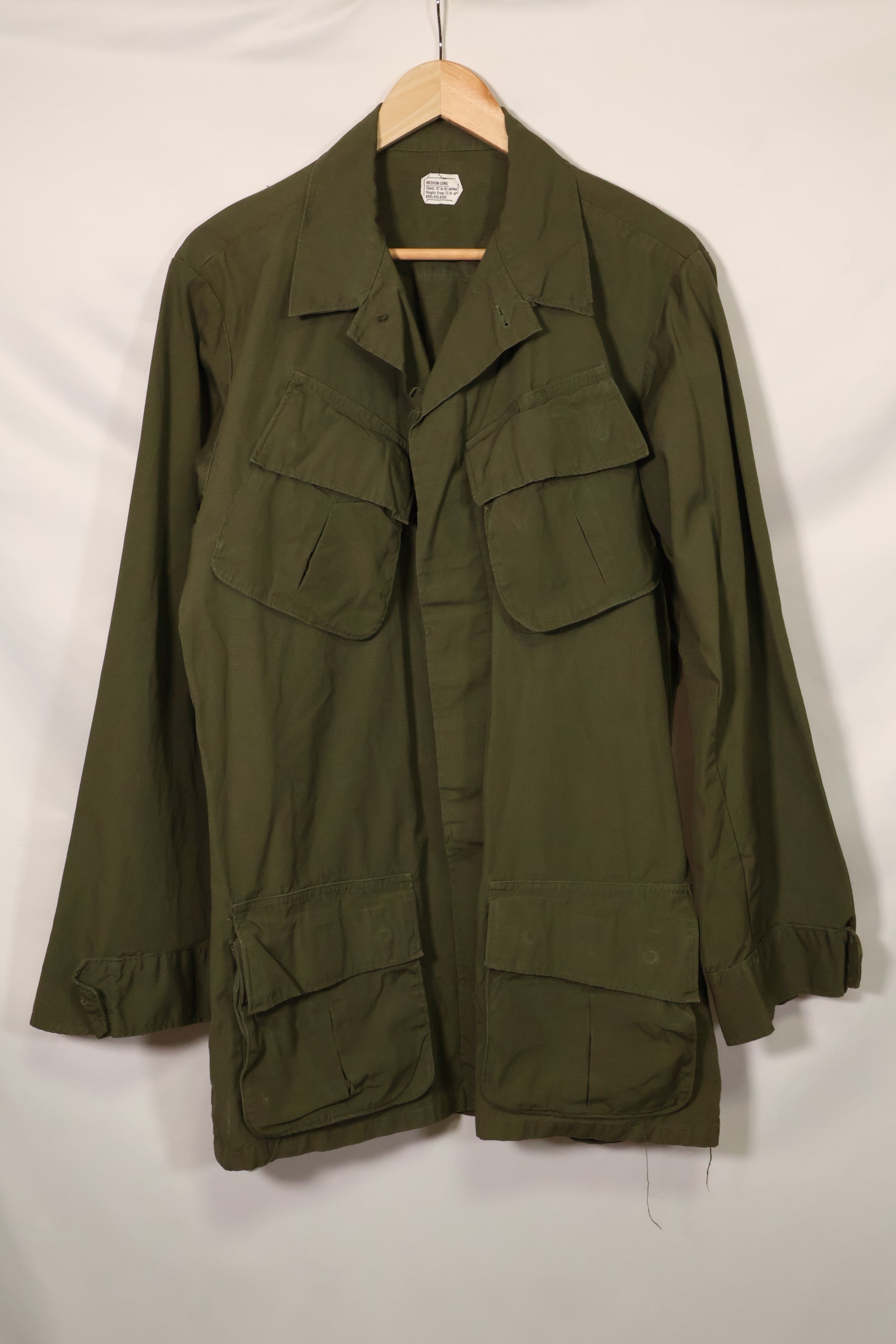 1970年契約　4th Model ジャングルファティーグ　ジャケット　M-L　ほぼ未使用品