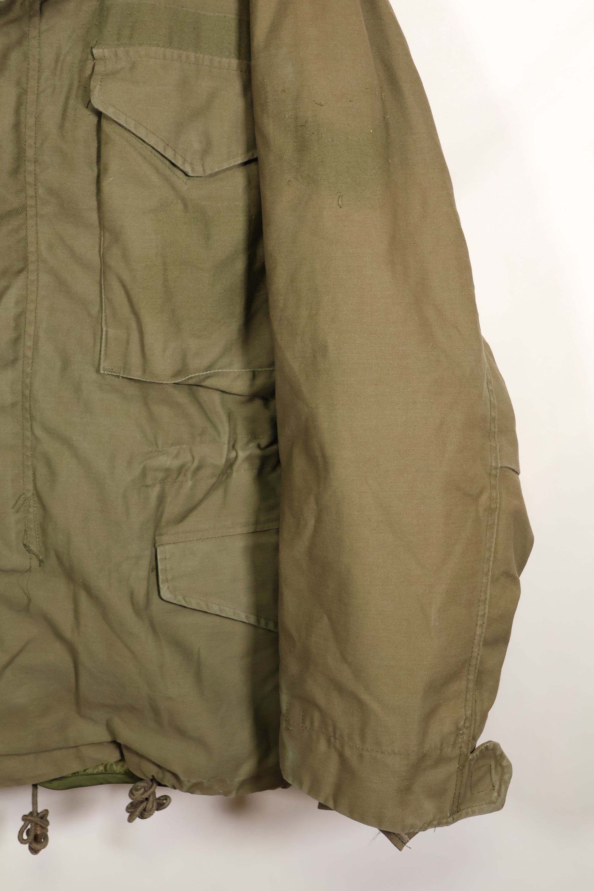 1980s Lot: M-S Set: M65 Field Jacket (3rd Model) with Liner, Used