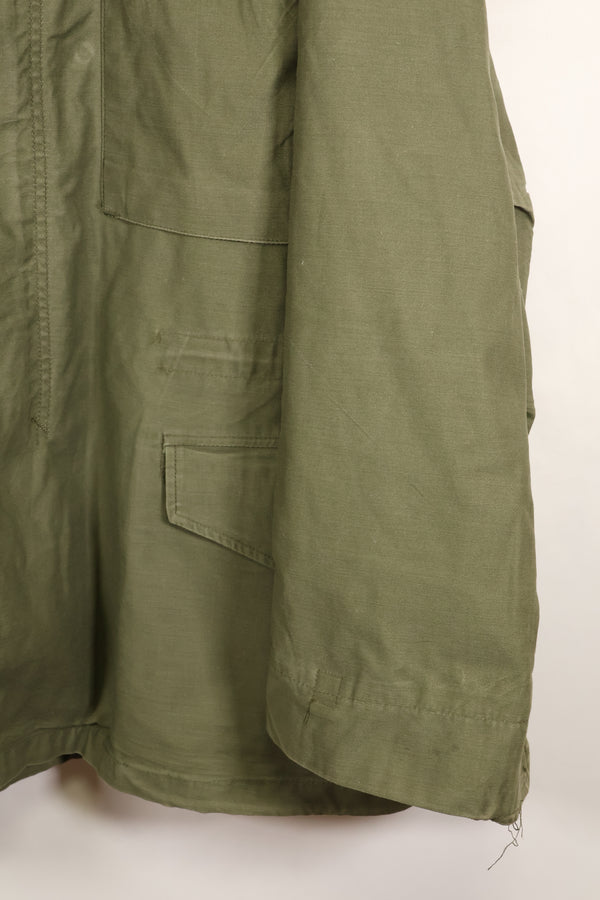 1970s Lot, Estimated M-R, 3rd Model M65 Field Jacket, Shows Heavy Wear, Used