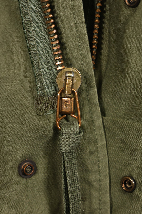 1970s Lot, Estimated M-R, 3rd Model M65 Field Jacket, Shows Heavy Wear, Used