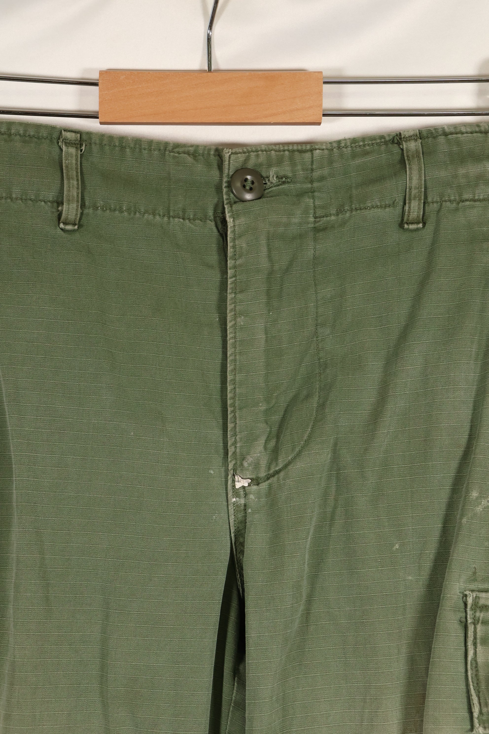 Circa 1968 S-R Size 4th Model Jungle Fatigue Pants, Used, Released by Film Company