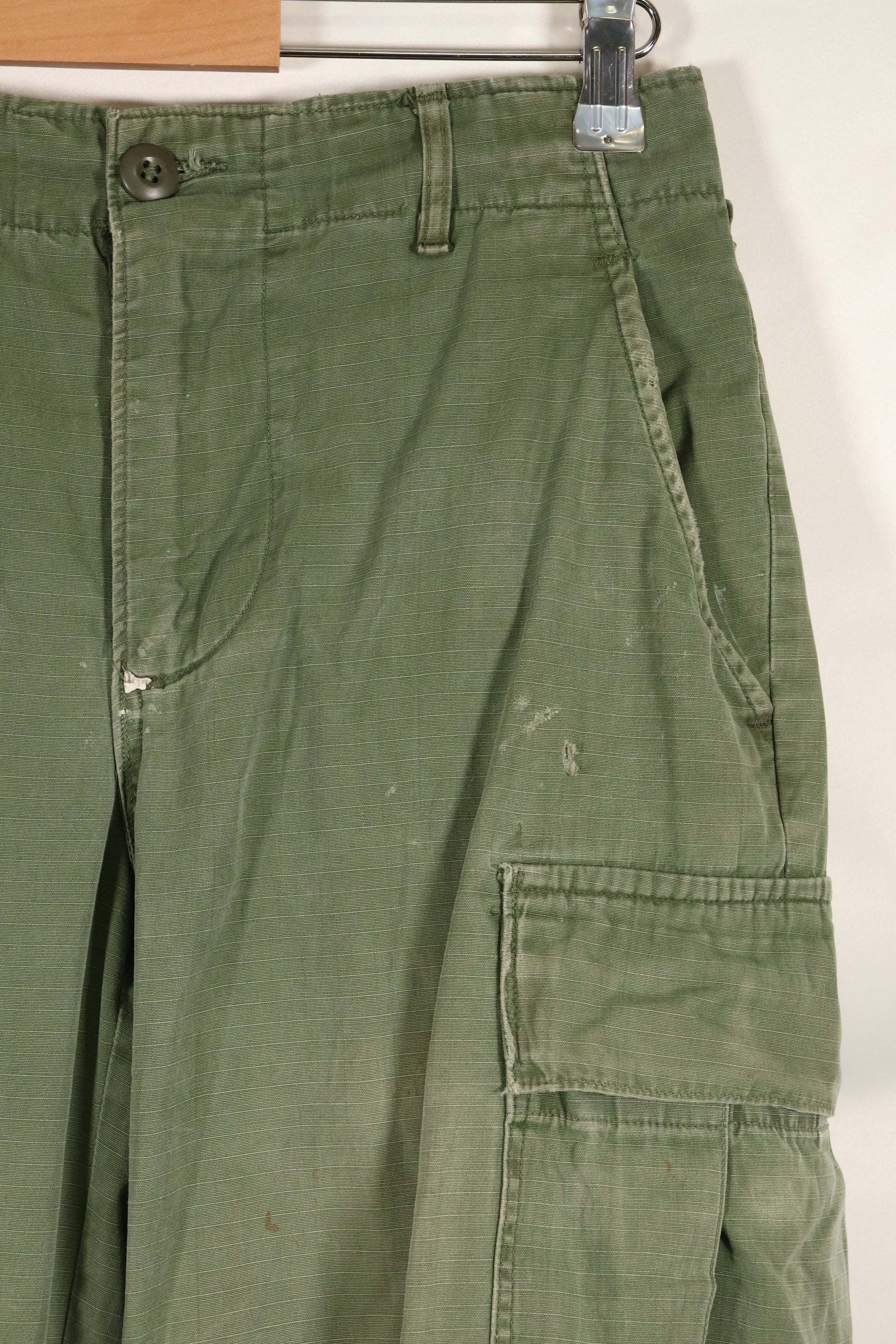 Circa 1968 S-R Size 4th Model Jungle Fatigue Pants, Used, Released by Film Company