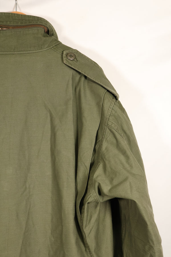 1970s Lot, Estimated M-R, 3rd Model M65 Field Jacket, Shows Heavy Wear, Used